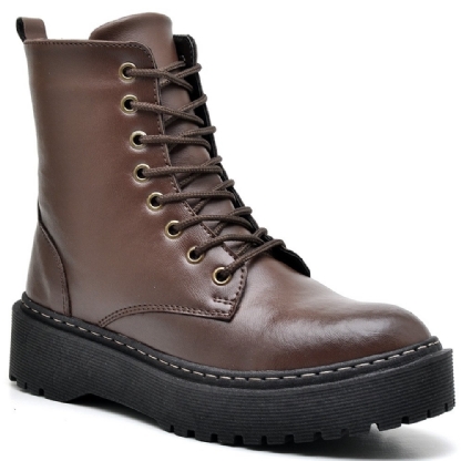 Coturno Tratorado Feminino Marrom "DOMO" 1105DB