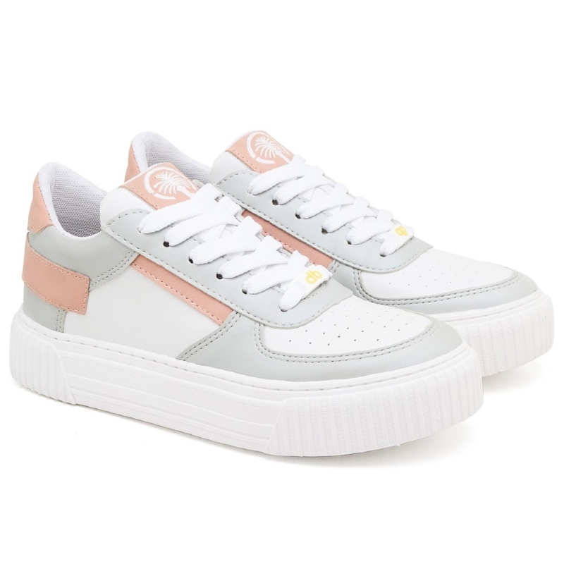 Tênis Sneacker Feminino Cinza "SUN" 029DB