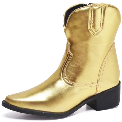 Bota Country Feminina Dourada "WESTERN" 1701DB
