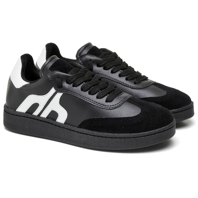 Tênis Sneacker Feminino Preto "ALBA" 033DB