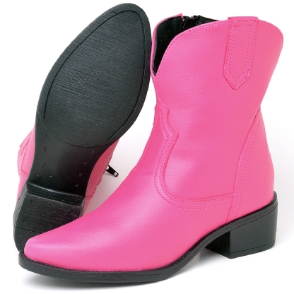Bota Country Feminina Rosa "WESTERN" 1701DB
