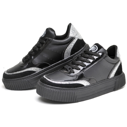 Tênis Sneacker Feminino Preto "AURORA" 036DB