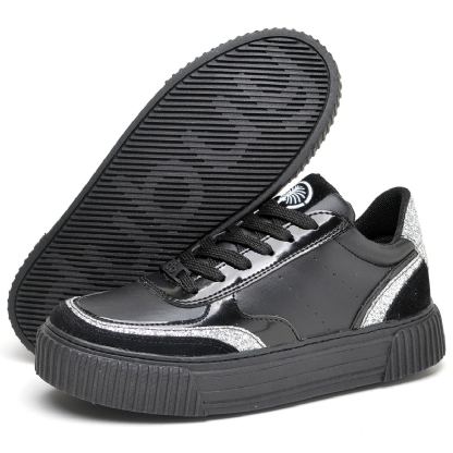 Tênis Sneacker Feminino Preto "AURORA" 036DB