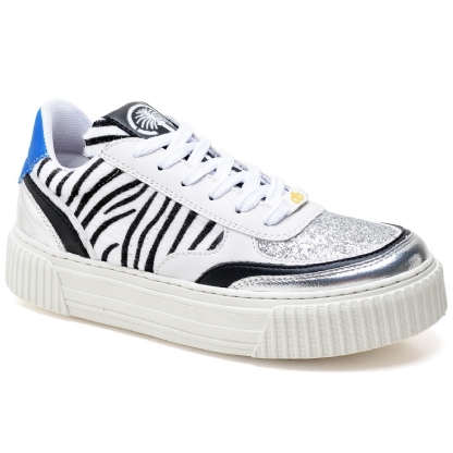 Tênis Sneacker Feminino Animal Print Zebra "AURORA" 039DB