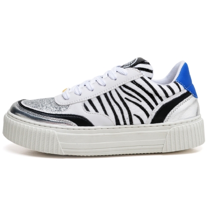 Tênis Sneacker Feminino Animal Print Zebra "AURORA" 039DB