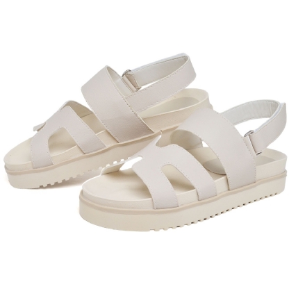 Sandália Papete Feminina Off White "EMA" 2058DB