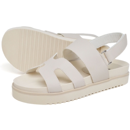 Sandália Papete Feminina Off White "EMA" 2058DB