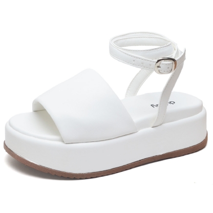 Tamanco Papete Chinela Feminino Branco "MADU" 2065DB