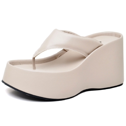 Tamanco Papete Chinela Feminino Aveia "VIK" 2100DB
