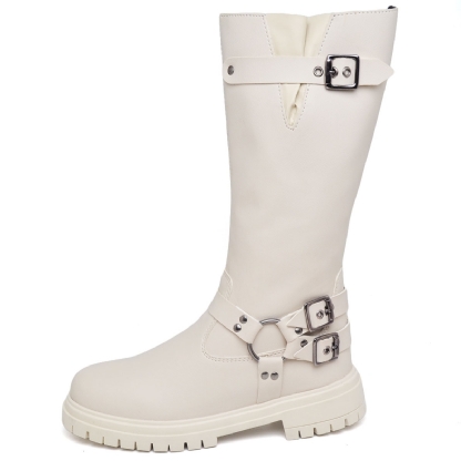 Bota Biker Boots Off-White Feminina "TAYLOR" 1820