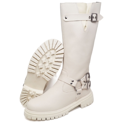 Bota Biker Boots Off-White Feminina "TAYLOR" 1820