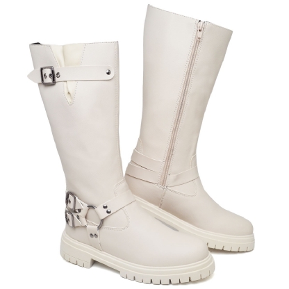 Bota Biker Boots Off-White Feminina "TAYLOR" 1820