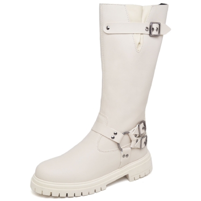 Bota Biker Boots Off-White Feminina "TAYLOR" 1820