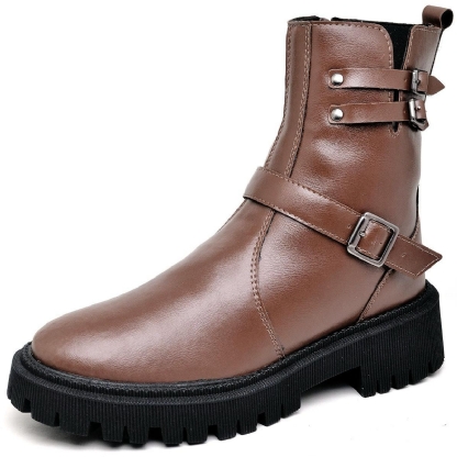Bota Coturno Boots Marrom Feminina "ANDY" 1202DB