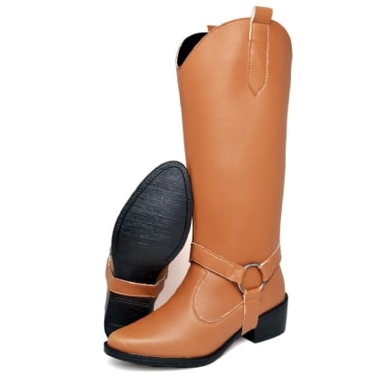 Bota Feminina Country 2 em 1 Caramelo "MORGAN" 1706DB