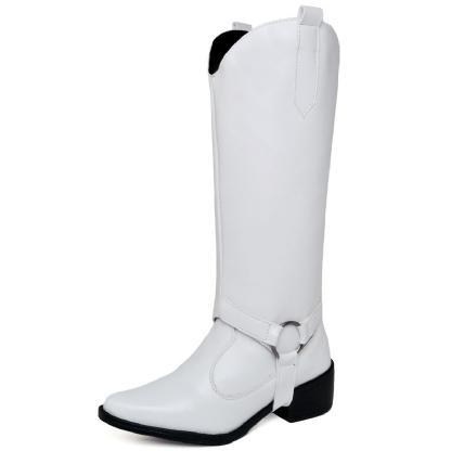 Bota Feminina Country 2 em 1 Branco "MORGAN" 1706DB