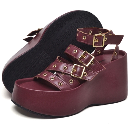 Tamanco Sandália Plataforma Feminino Red Cherry "BLAIR" 2102DB