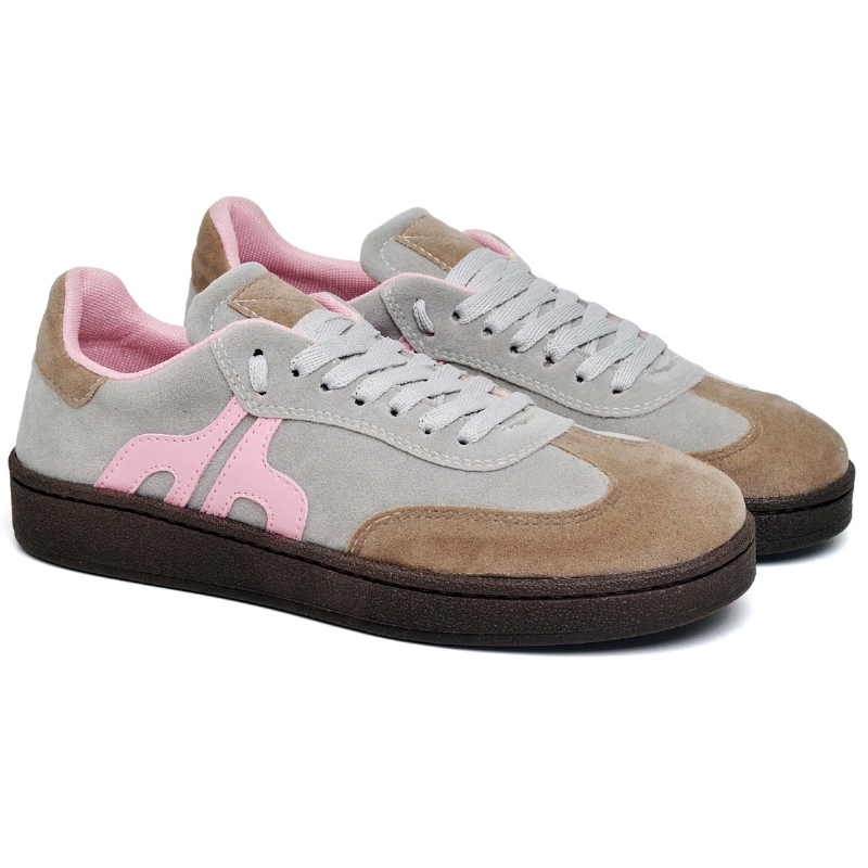 Tênis Sneacker Feminino Cinza "ALBA" 032DB