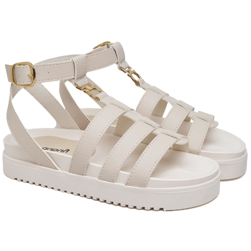 Sandália Papete Feminina Off-White "LUNA" 2068DB