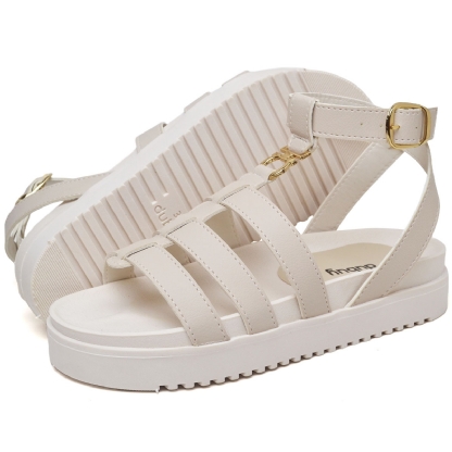 Sandália Papete Feminina Off-White "LUNA" 2068DB