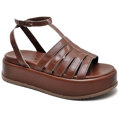 Tamanco Papete Feminino Marrom "JENY" 2070DB
