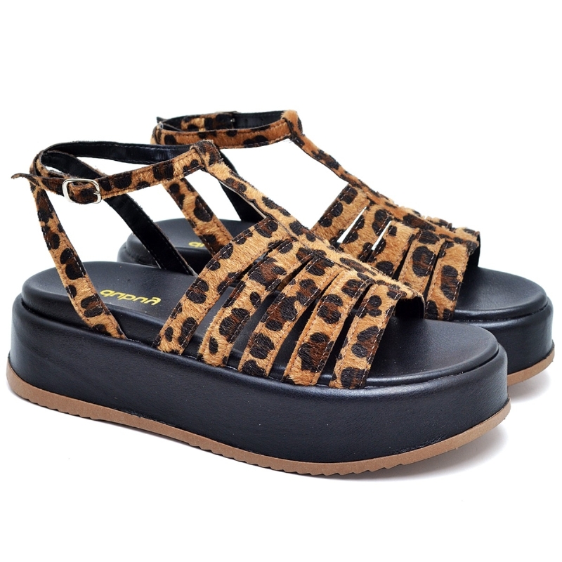 Tamanco Papete Feminino Onça "JENY" 2070DB