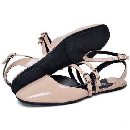 Sapatilha de Boneca Nude Feminina "ANNA" 1306DB
