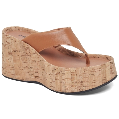 Tamanco Papete Chinela Feminino Rolha "VIK" 2100DB