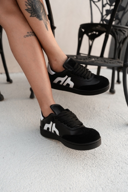 Tênis Sneacker Feminino Preto "ALBA" 033DB