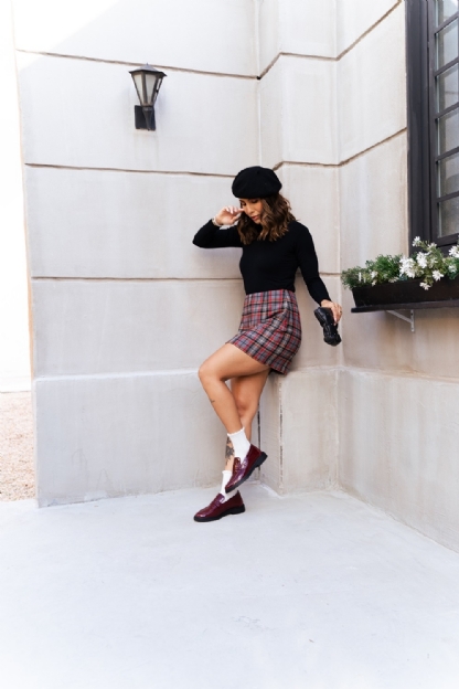 Sapato Mocassim De Salto Feminino Red Cherry "EVA" 1416DB