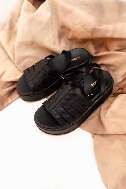 Tamanco Papete Feminino Preto "JENY" 2070DB