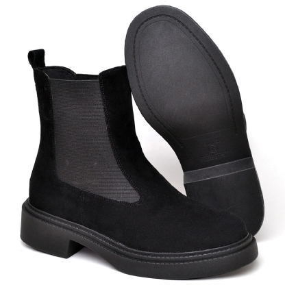 Bota Chelsea Tratorado Feminino Preto "ZOHO" 1510DB