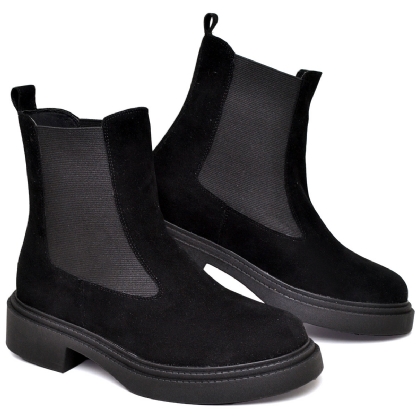 Bota Chelsea Tratorado Feminino Preto "ZOHO" 1510DB