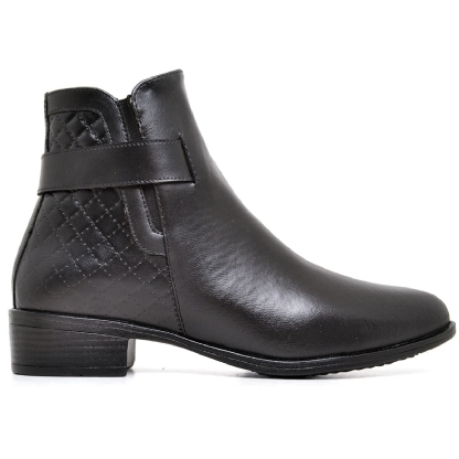 Bota Montaria Cano Baixo Feminina Preto "SELENA" 208DB