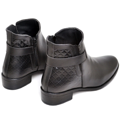 Bota Montaria Cano Baixo Feminina Preto "SELENA" 208DB