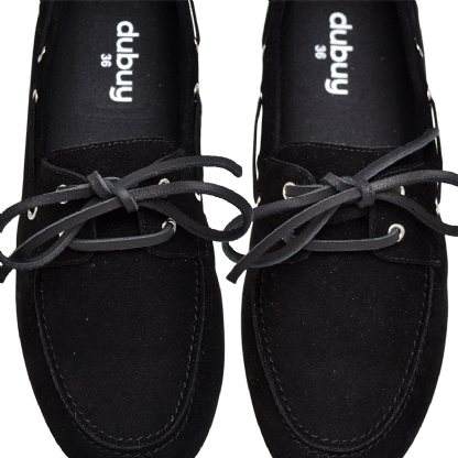 Mocassim Dockside Feminino Preto "TRENTO" 1418DB