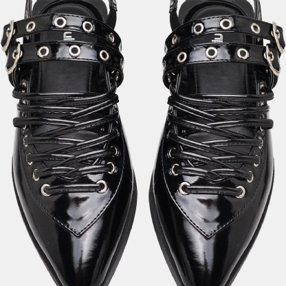 Sapatilha Feminina Preto Verniz "LARA" 1308DB
