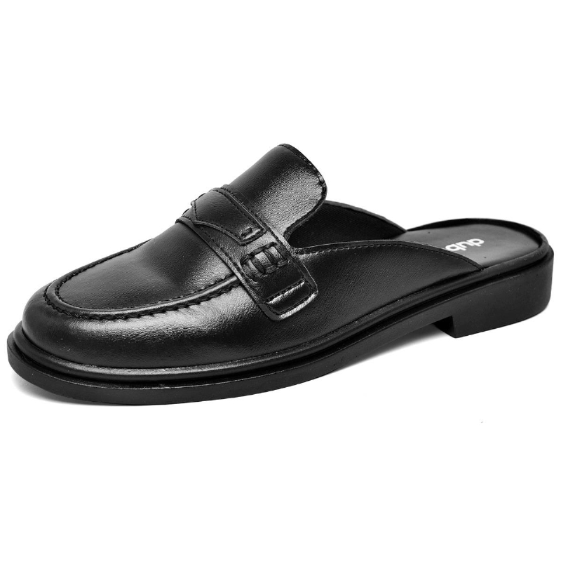 Sapato Mocassim Mule Feminino Preto "CLOE" 1420DB