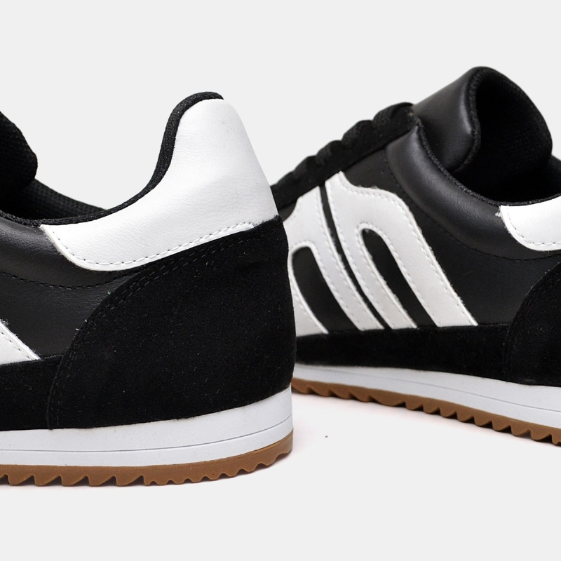 Tênis Jogger Feminino Tratorado Preto "BONE" 044DB