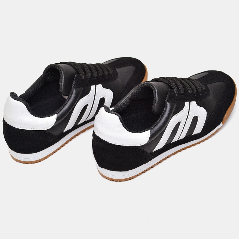 Tênis Jogger Feminino Tratorado Preto "BONE" 044DB