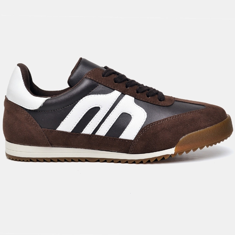 Tênis Jogger Feminino Tratorado Marrom "BONE" 044DB