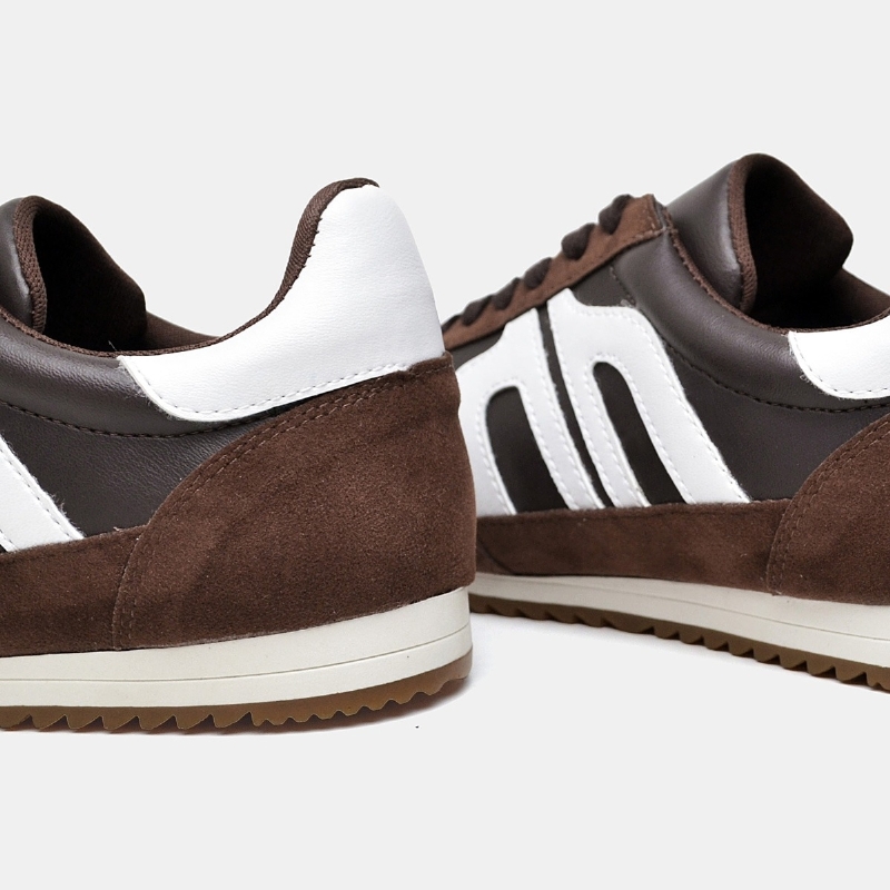 Tênis Jogger Feminino Tratorado Marrom "BONE" 044DB