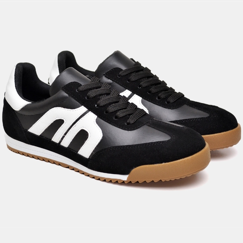 Tênis Jogger Feminino Tratorado Preto "BONE" 044DB