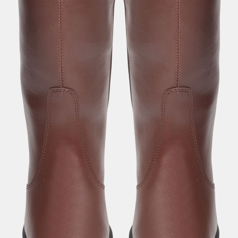 Bota Cano longo Salto Marrom "SERENA" 1716DB