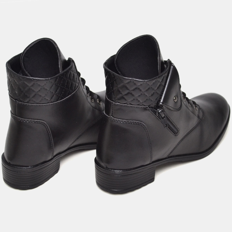 Bota Coturno Feminino Preto "WANA" 201DB