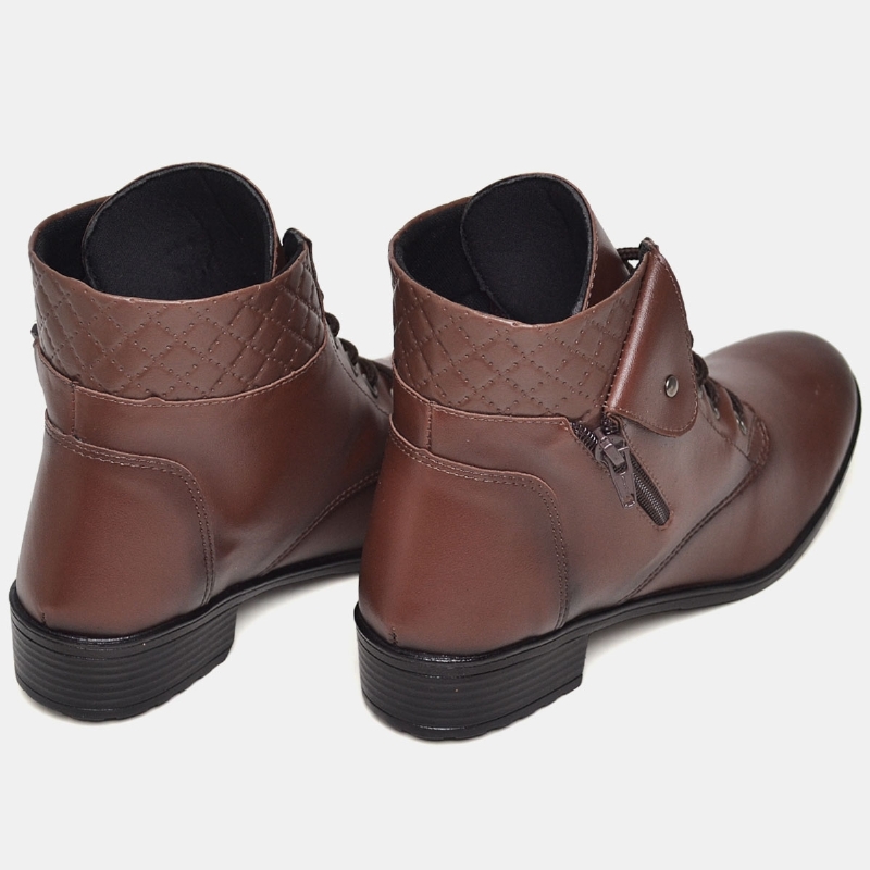 Bota Coturno Feminino Marrom "WANA" 201DB