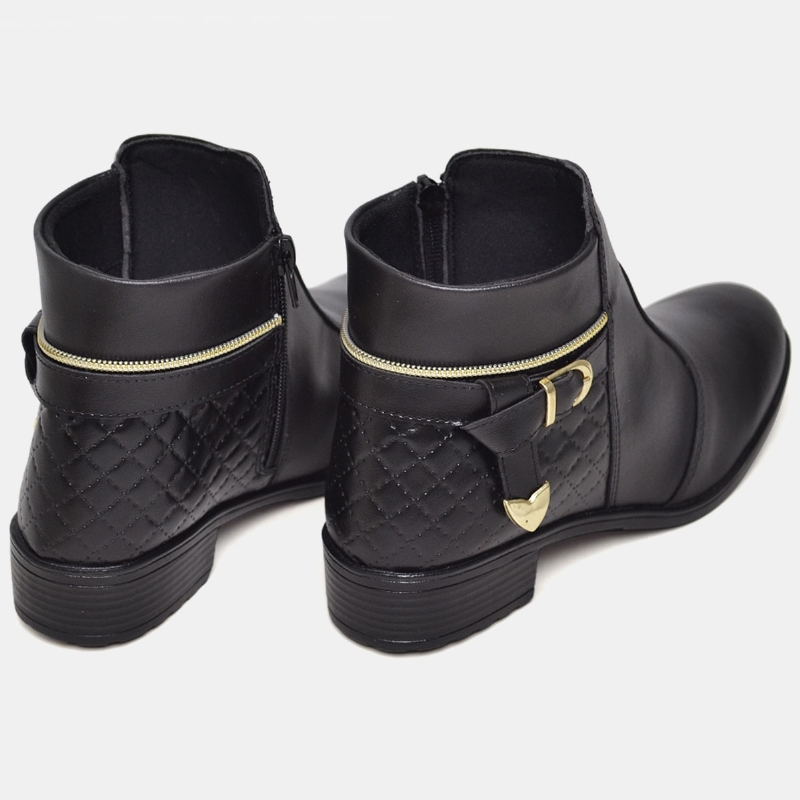 Bota Coturno Feminino Preto "NEVAZZA" 207DB