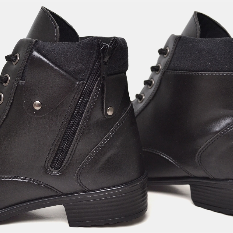 Bota Coturno Feminino Preto "AMPEZZO" 603DB