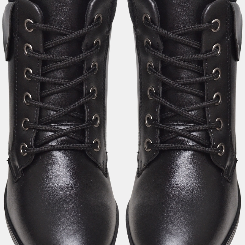 Bota Coturno Feminino Preto "AMPEZZO" 603DB