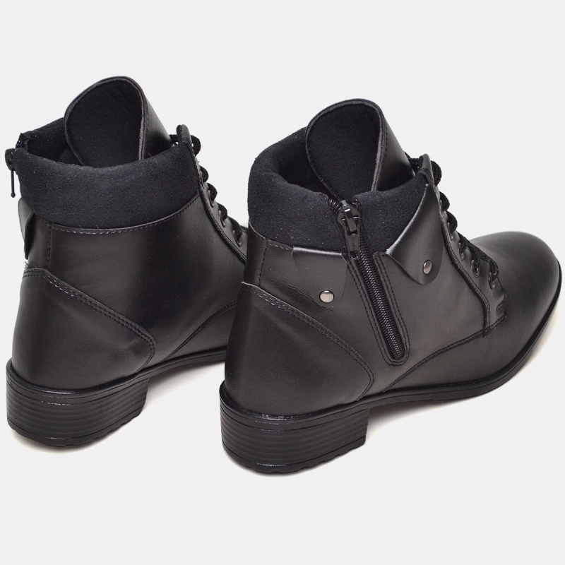 Bota Coturno Feminino Preto "AMPEZZO" 603DB